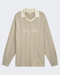 Filling Pieces Men's Knit Football Jersey polo — huidige kleur