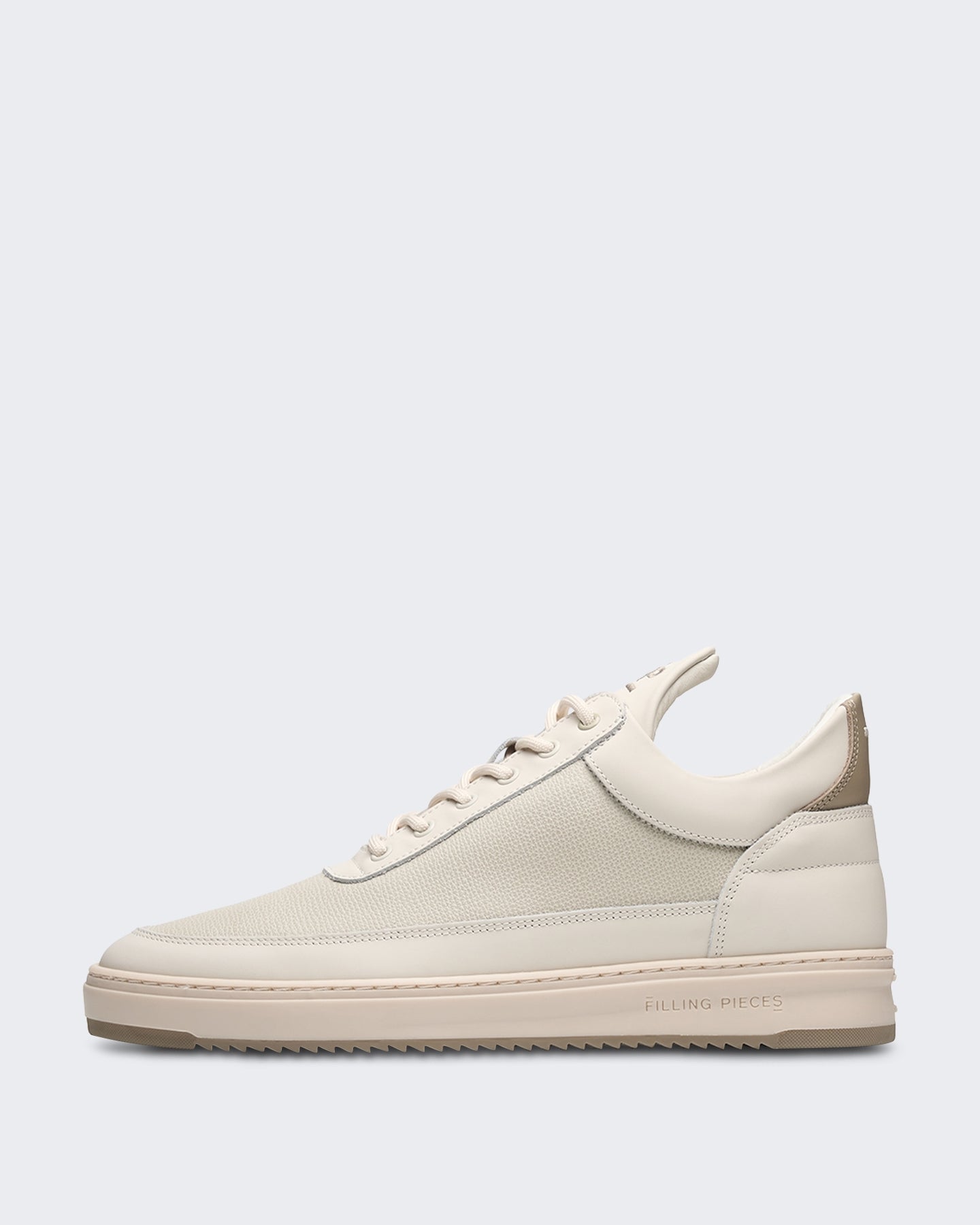 Filling Pieces Heren Low Top Tech Crumbs Sneaker in Off White en Off White - Eleganza.nl
