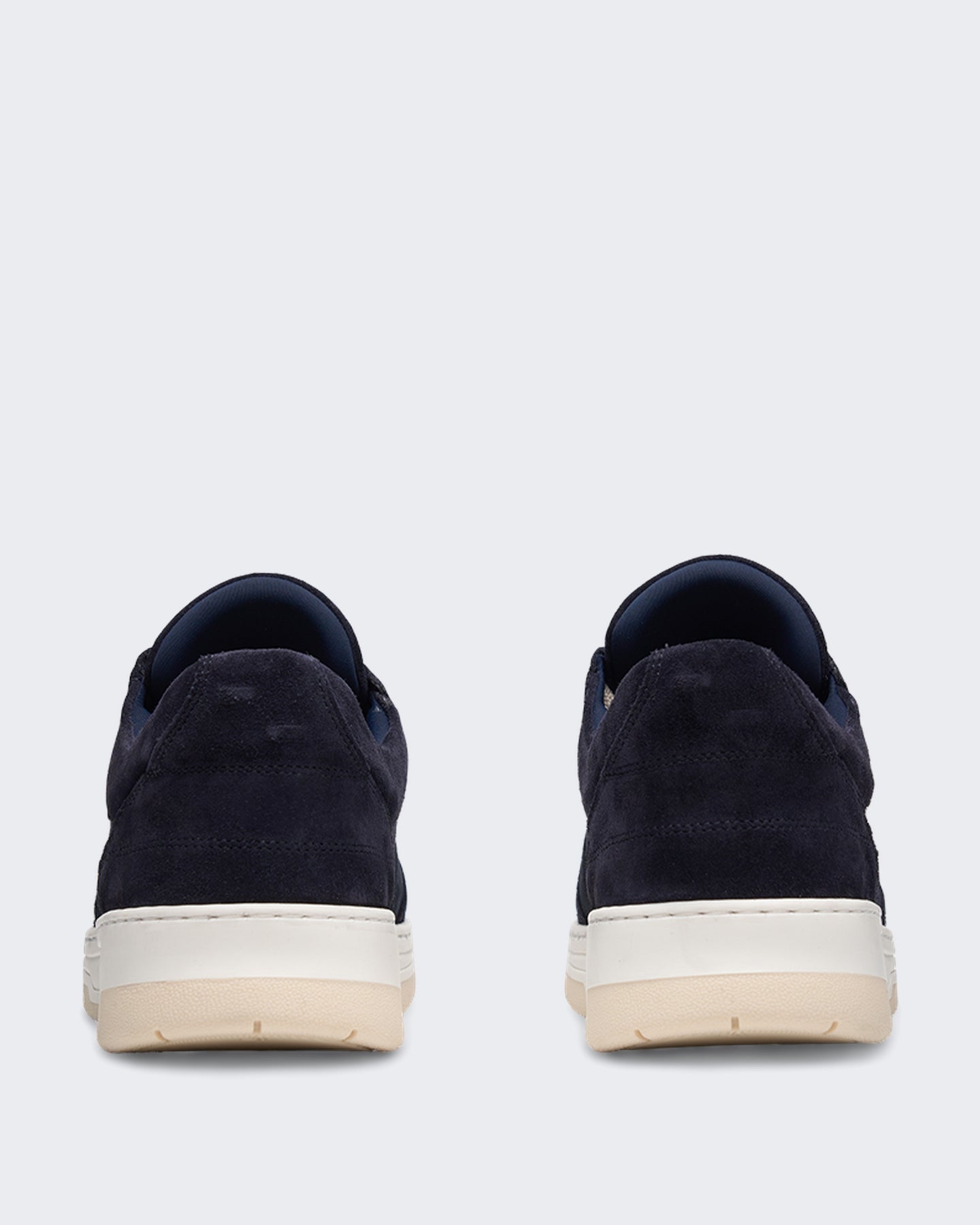 Filling Pieces Heren Low Vise suède sneaker in Blauw - Eleganza.nl