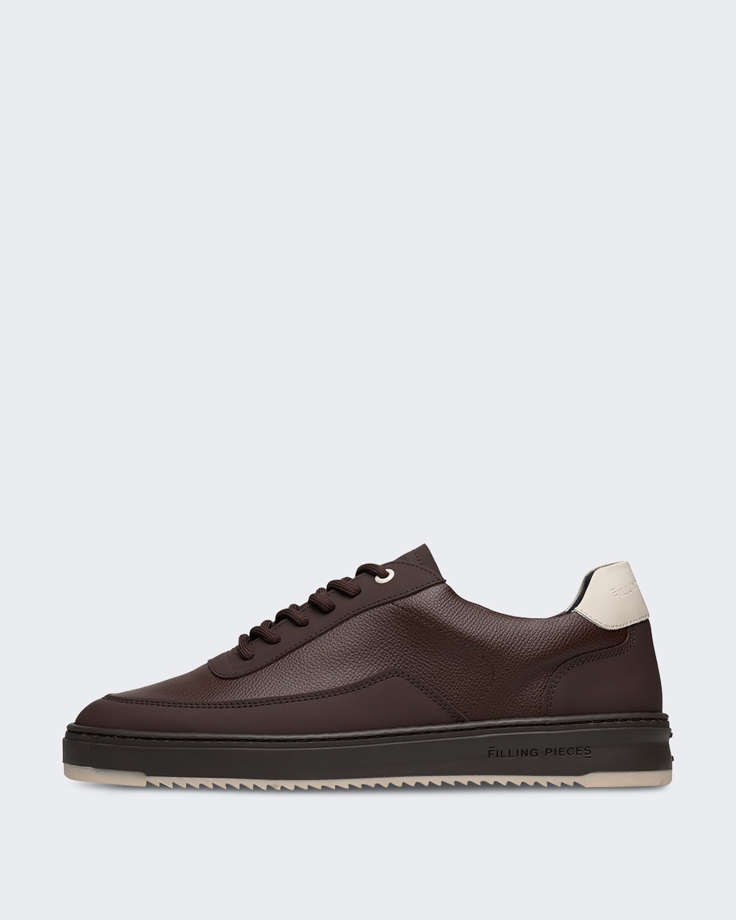 Filling Pieces Heren Technische sneaker met crumbs detail Chocoladebruin - Eleganza.nl