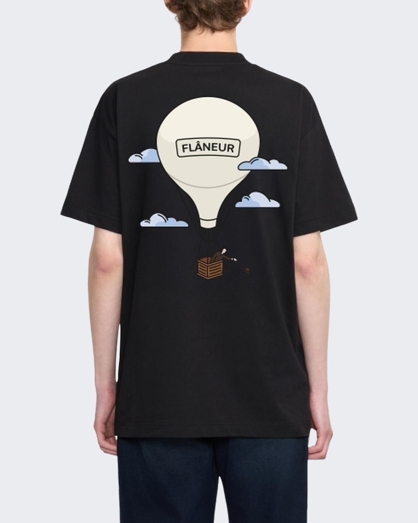 FLÂNEUR Heren Aéronautique T-Shirt - Eleganza.nl