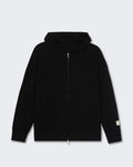 Men's Gebreide sweater met rits Black