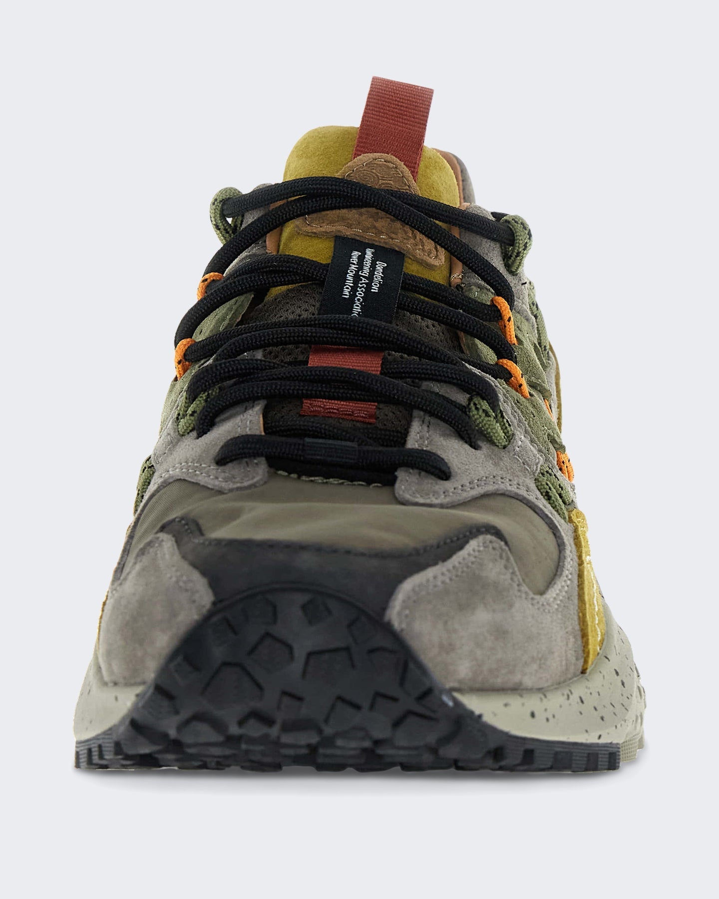 Flower Mountain Heren Leren sneaker met vetersluiting Bruin - Eleganza.nl