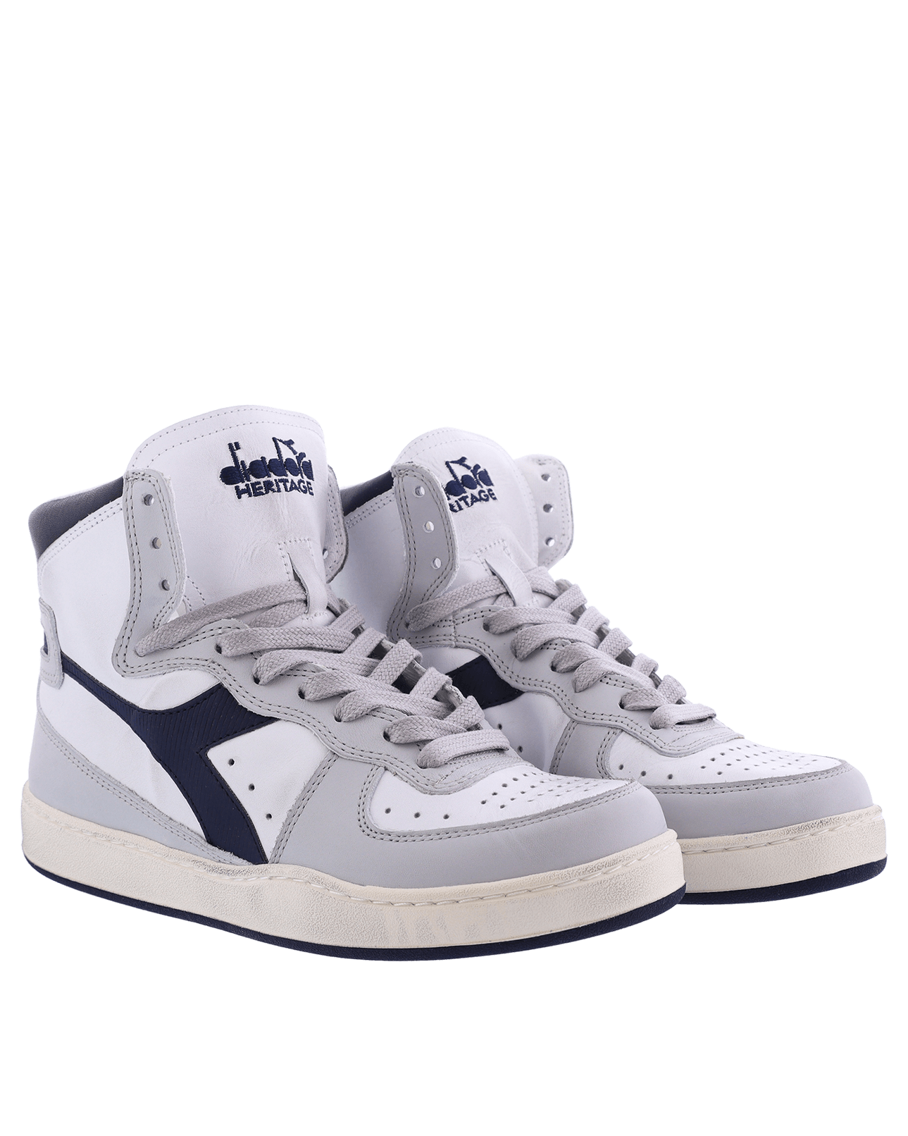 Women Mi Basket Used White/Gray