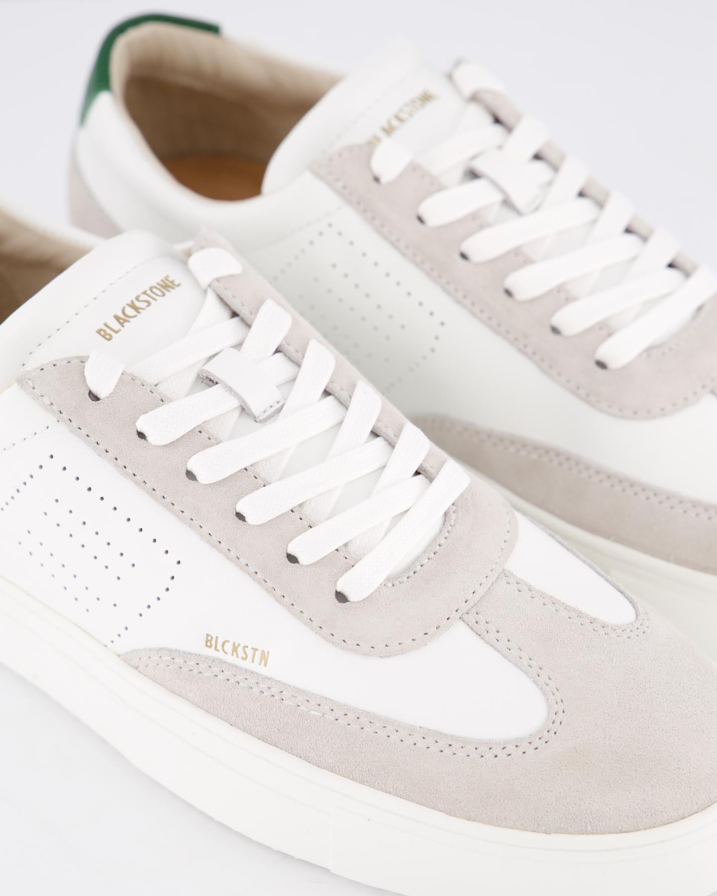 Heren Slate Harper Sneaker Wit/Groen