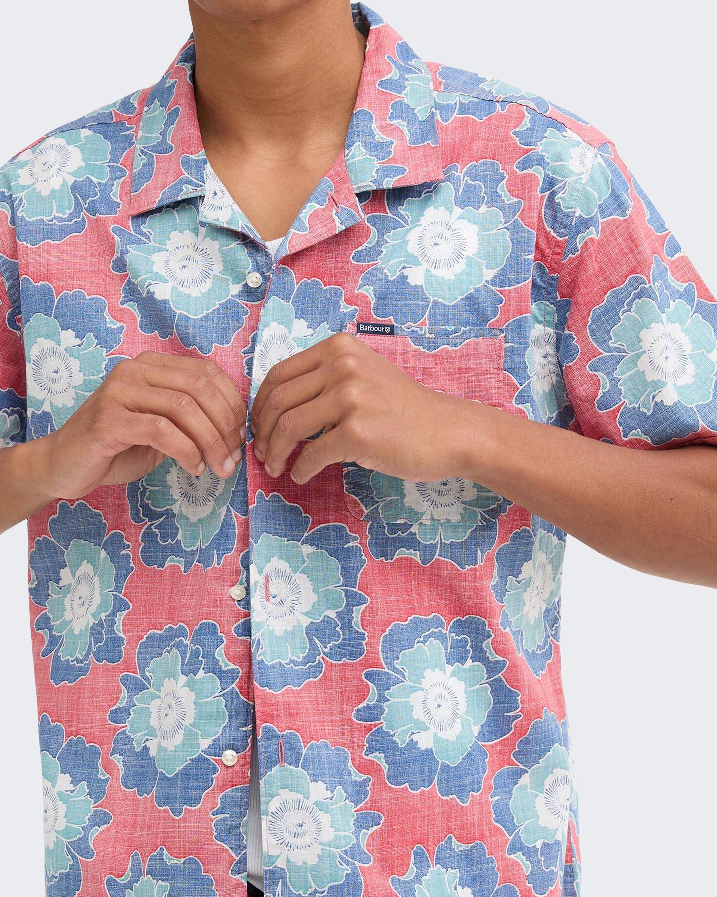 Heren Hauxley Printed Summer Fit Shi