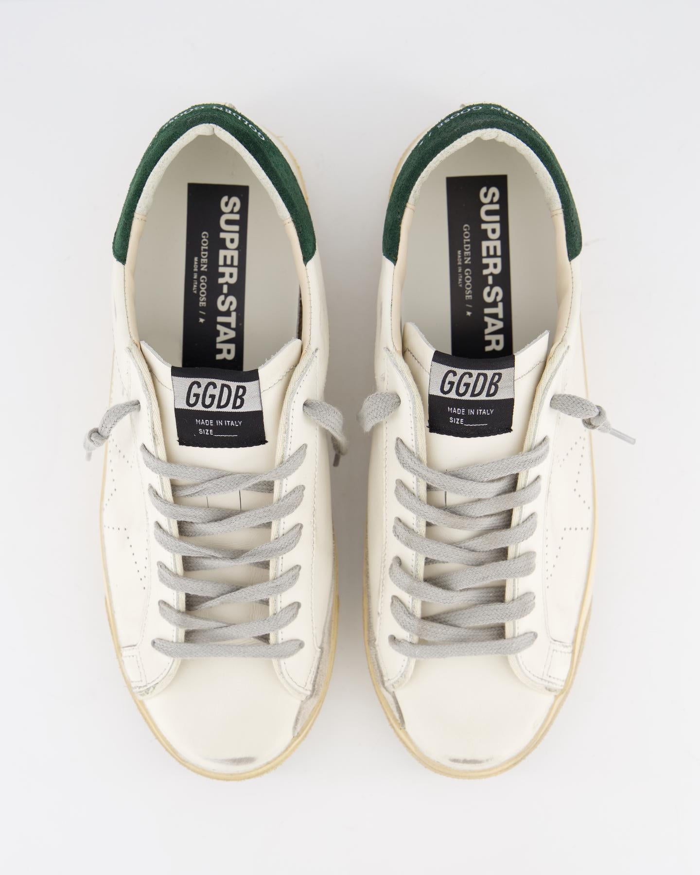 Heren Super-Star Sneaker Wit/Groen