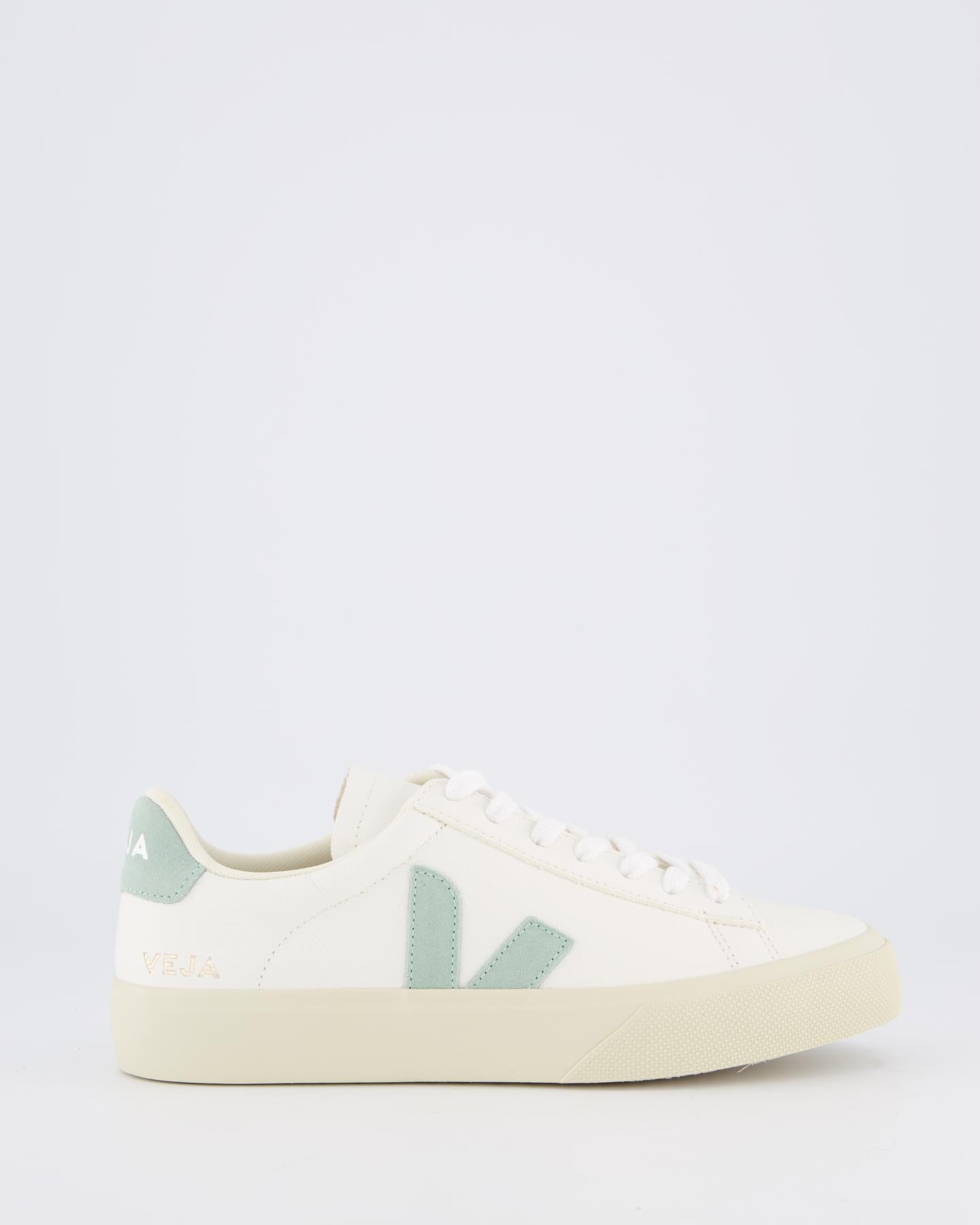 Women Campo Sneaker Leather White/Matcha