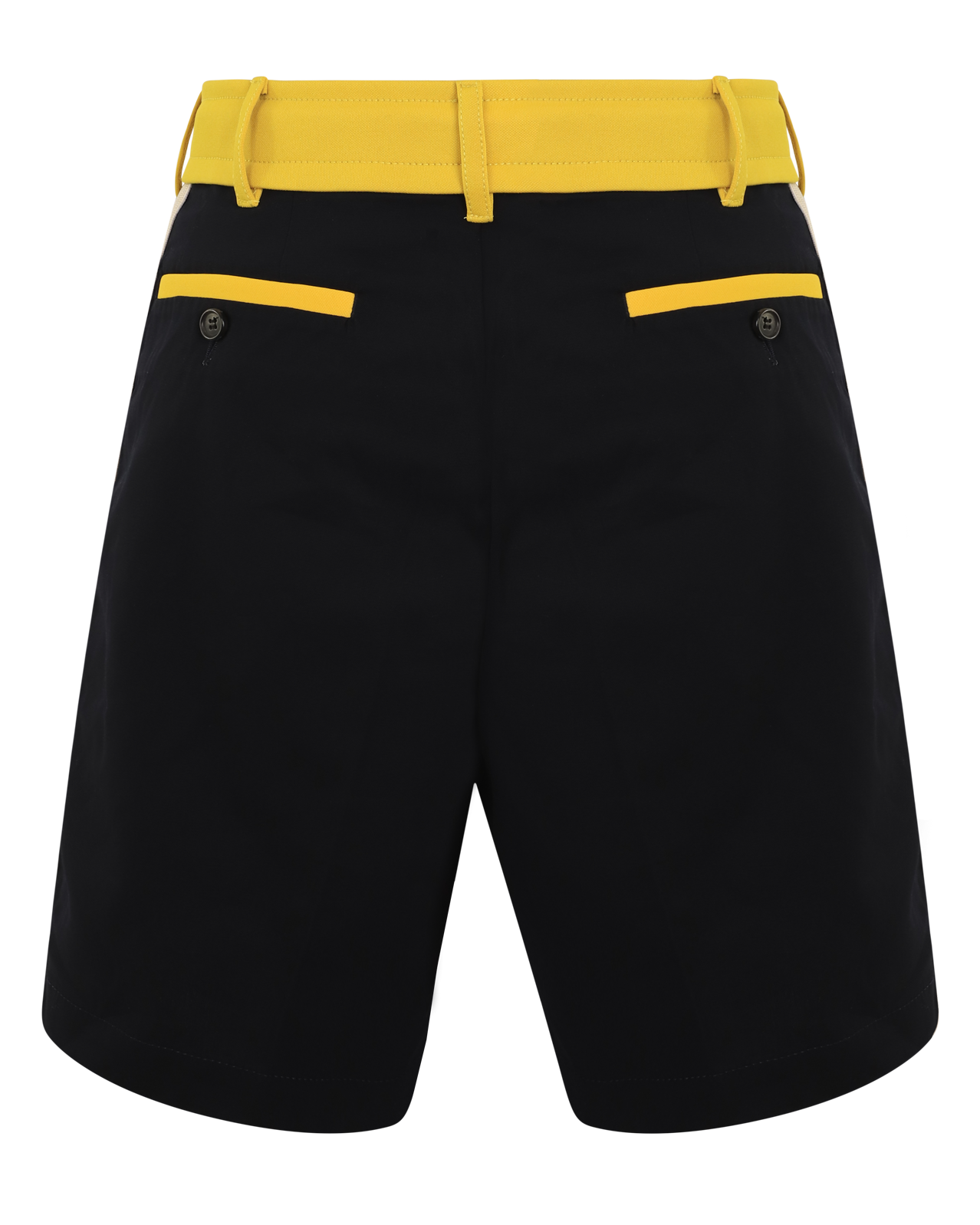 Men Track Belt Shorts Navy Blue