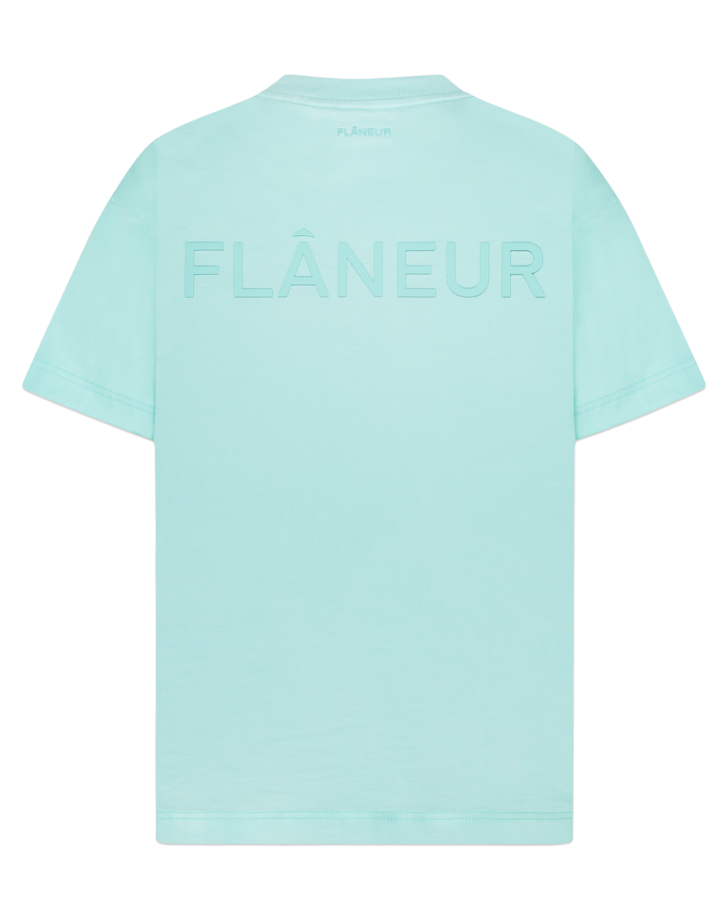 Heren Tonal Logo T-Shirt Blauw