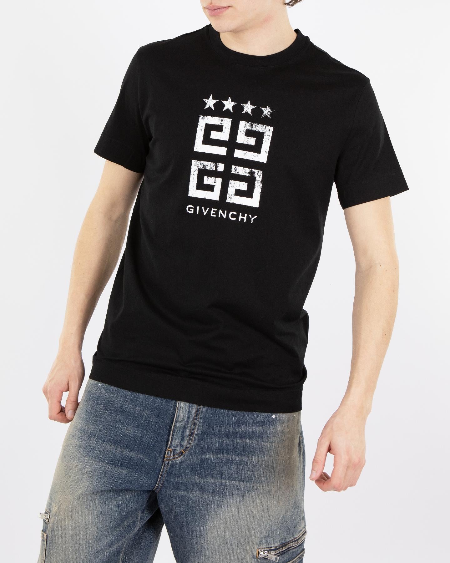 Men 4G Stars Black