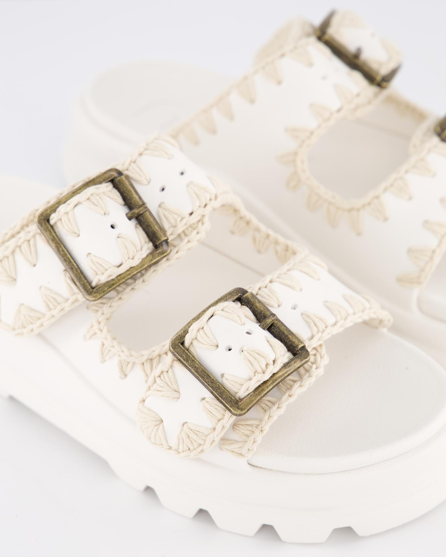Dames Eva One-Piece Slide Two-Buckle