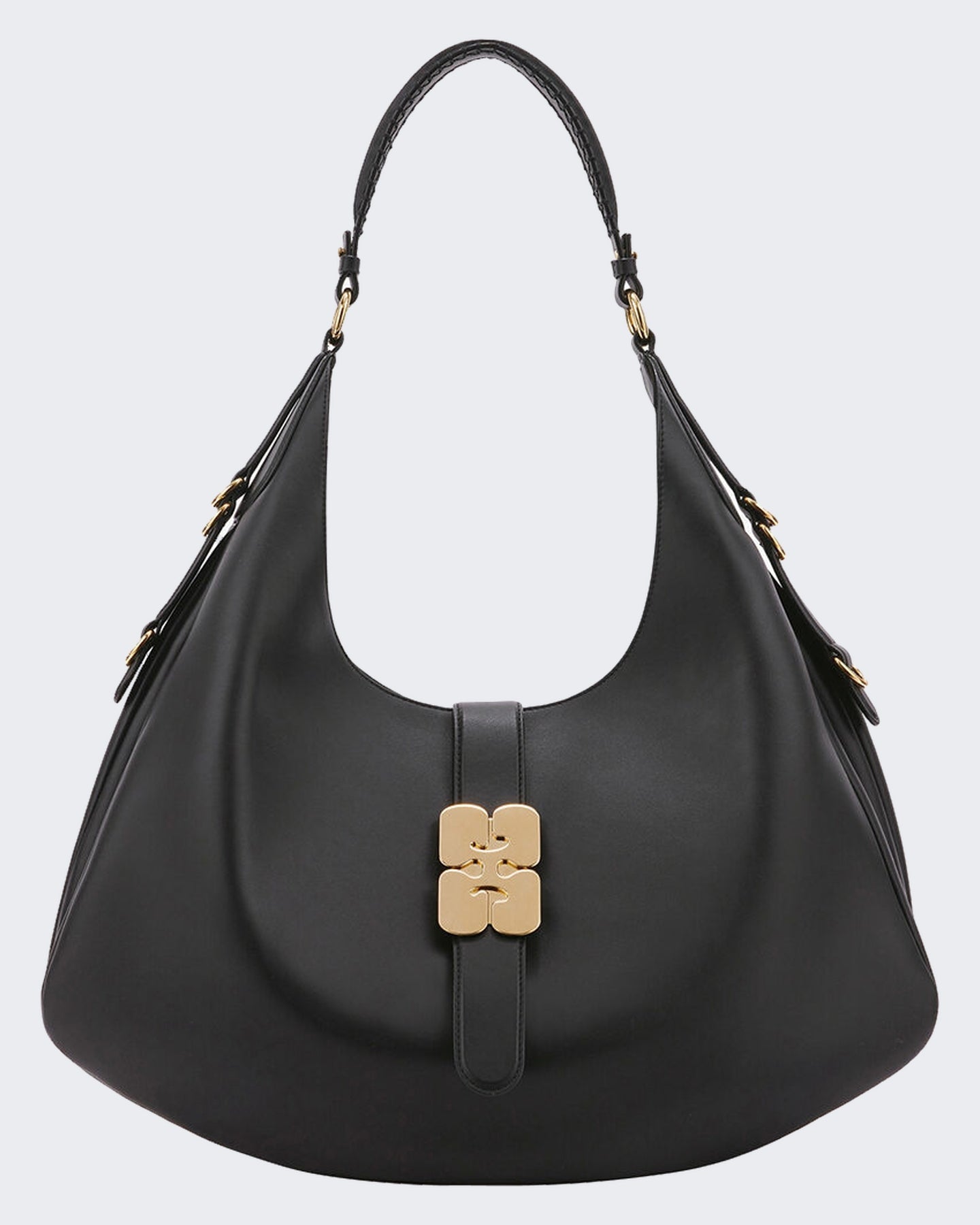 Ganni Dames Kat Large Gold Zwart - Eleganza.nl