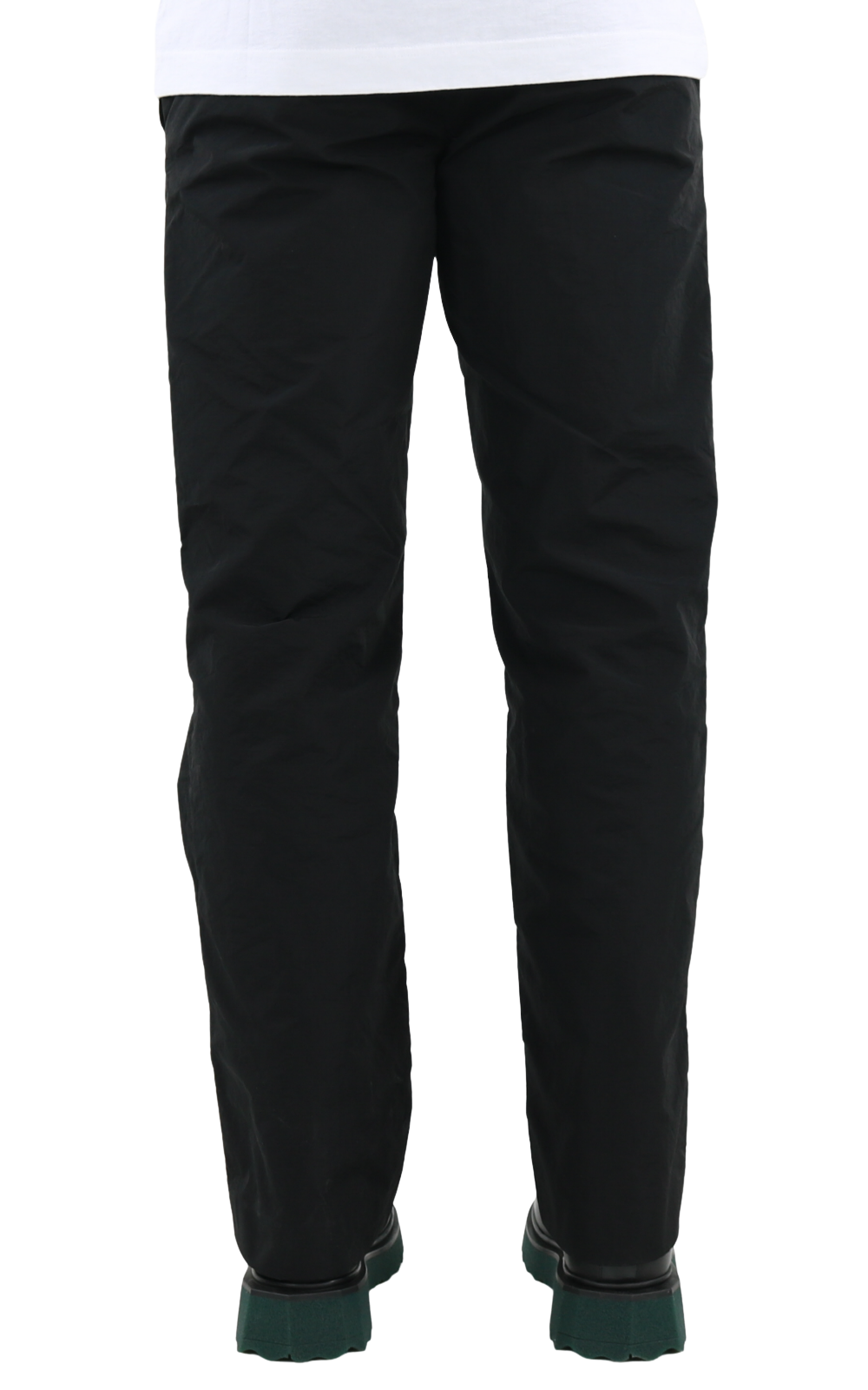 Men Nylon Track Pants Jet Black