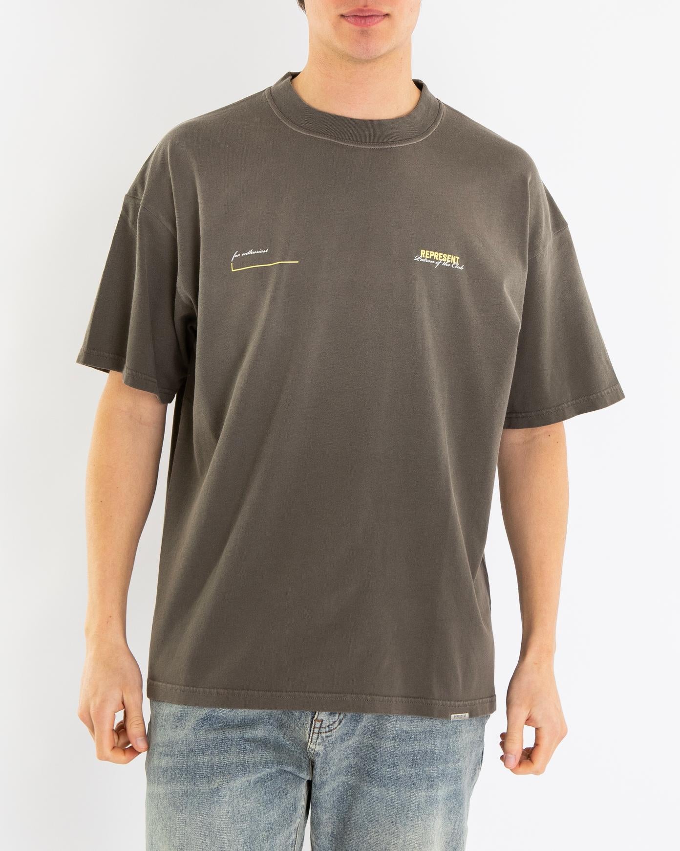 Heren PatronoftheClub T-Shirt Grijs