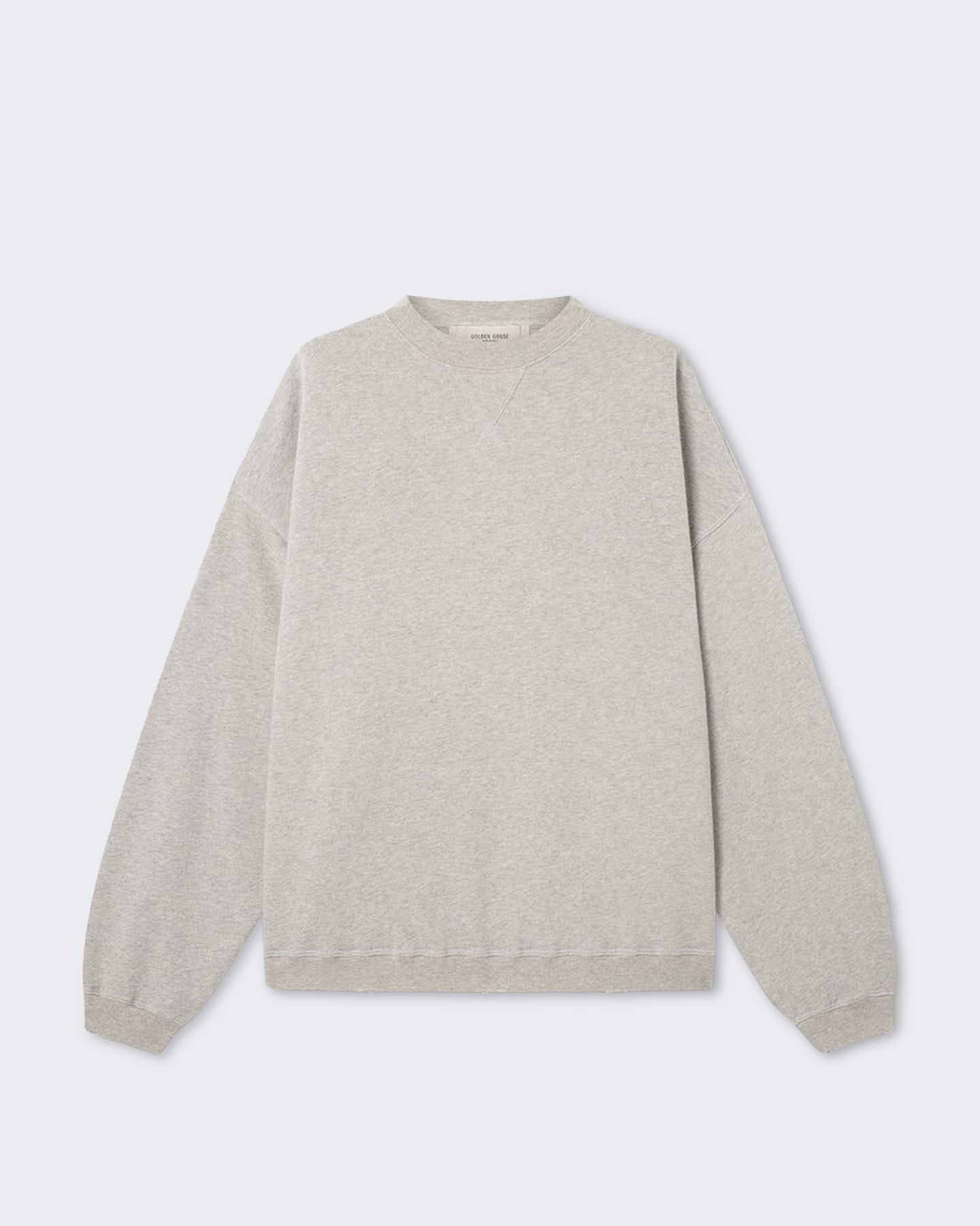 Golden Goose Dames Grijze sweater met ronde hals Grijs - Eleganza.nl
