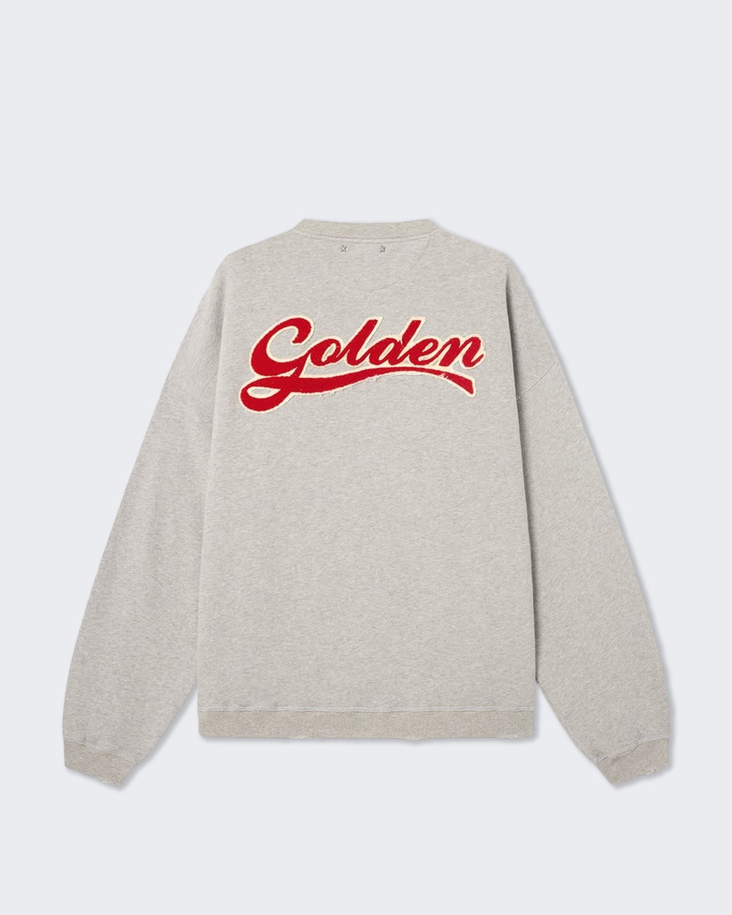 Golden Goose Dames Grijze sweater met ronde hals Grijs - Eleganza.nl