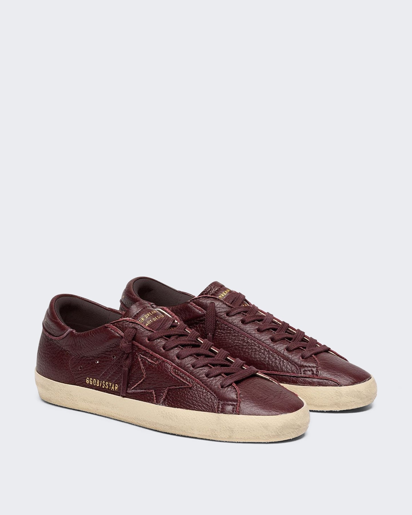 Golden Goose Dames Sneaker met vintage details Rood - Eleganza.nl