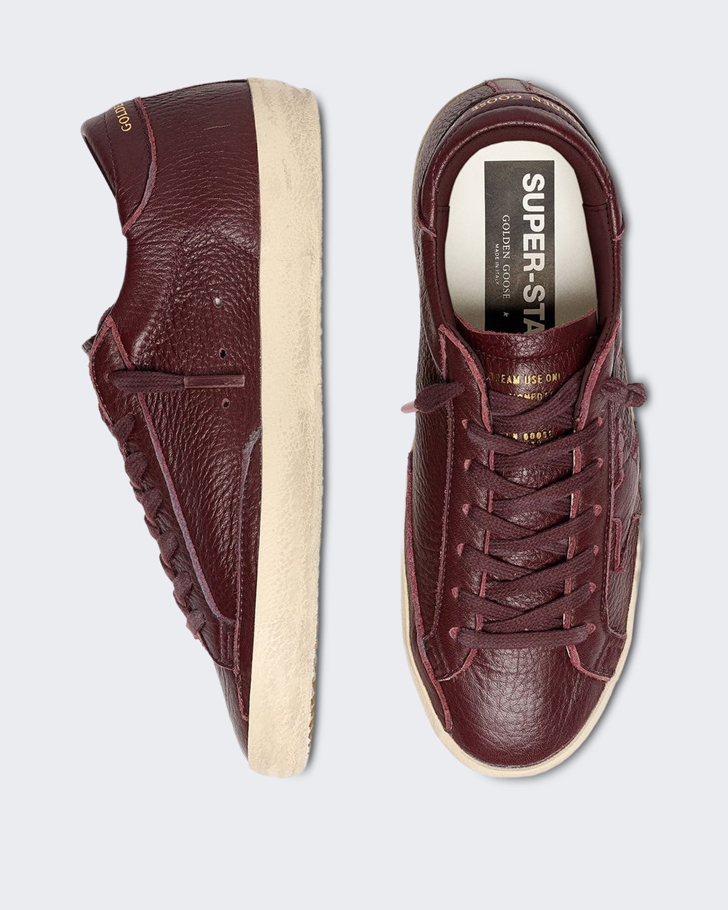 Golden Goose Dames Sneaker met vintage details Rood - Eleganza.nl