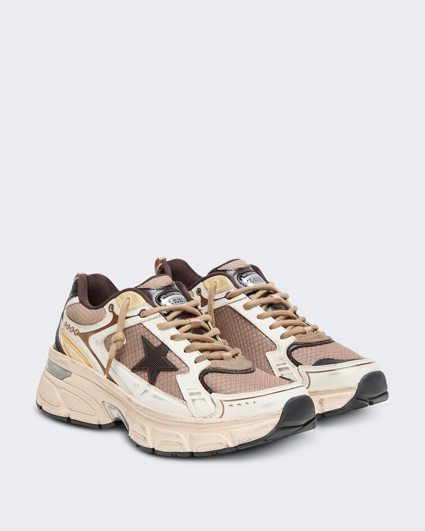 Golden Goose Dames Sneakers met vintage details Wit - Eleganza.nl