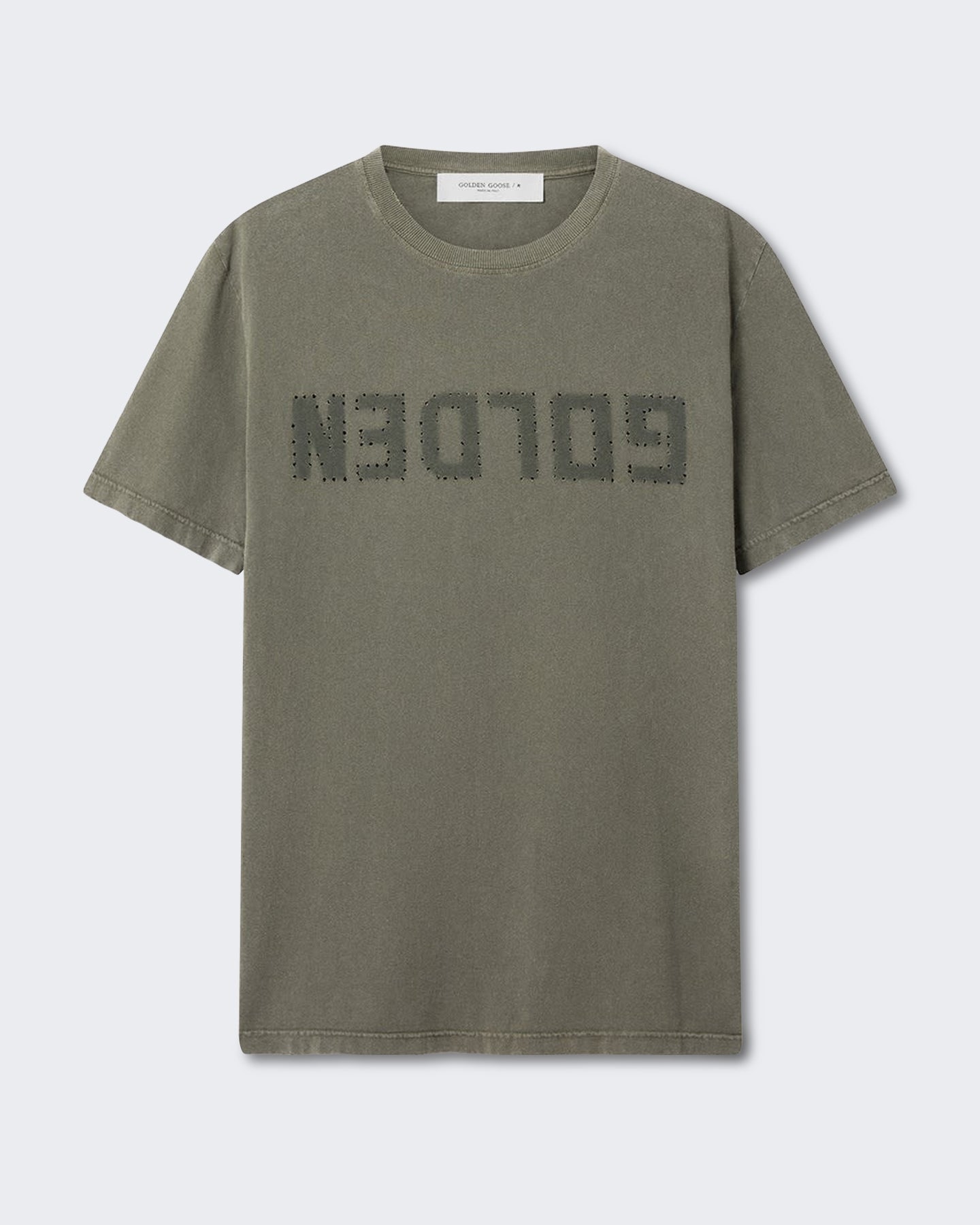 Golden Goose Dames T-shirt van jersey Groen - Eleganza.nl