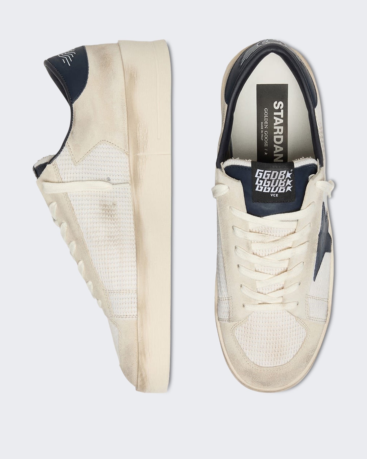 Golden Goose Heren Blauwe sneakers Blauw - Eleganza.nl