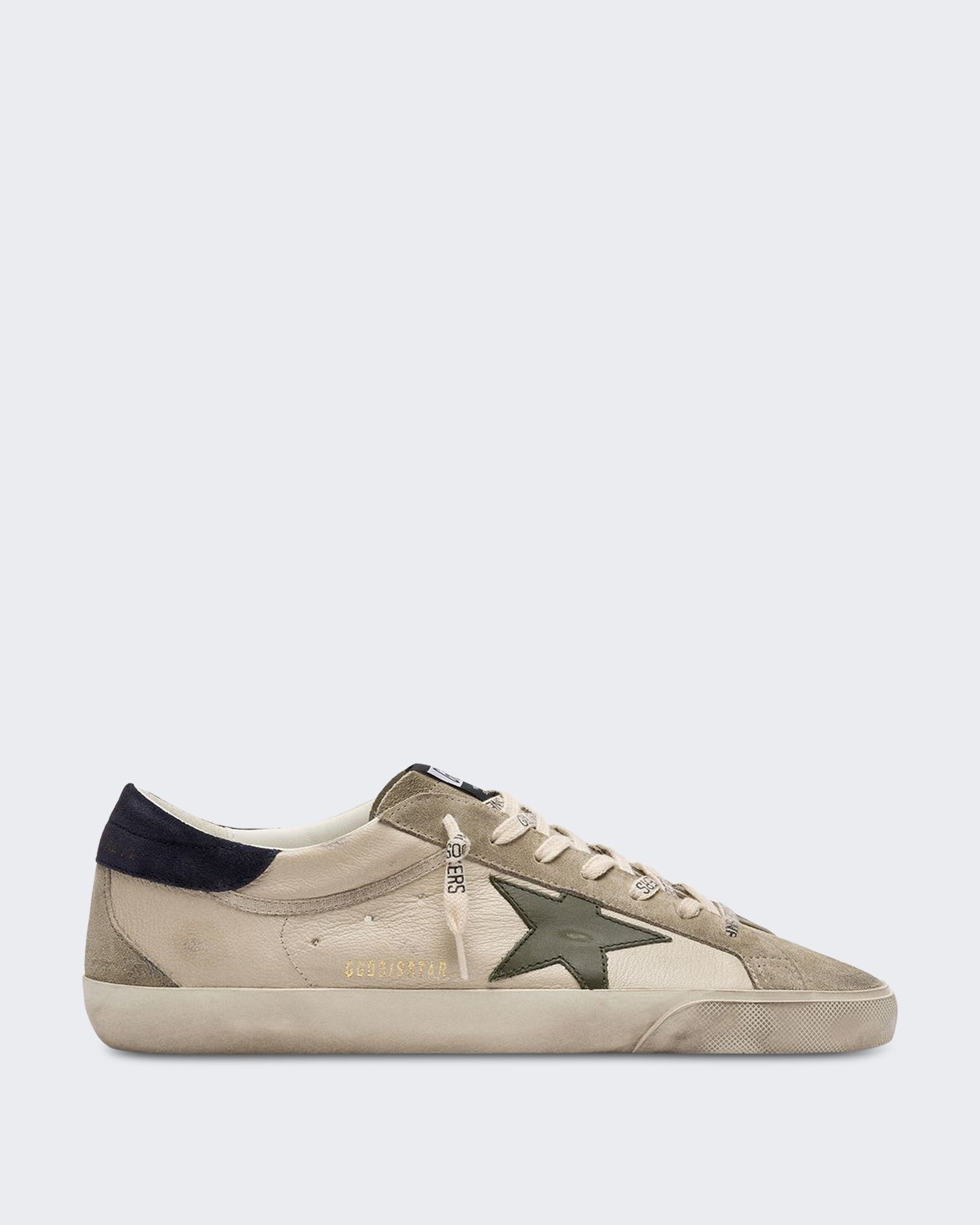 Golden Goose Heren Leren sneaker met vintage afwerking Blauw - Eleganza.nl