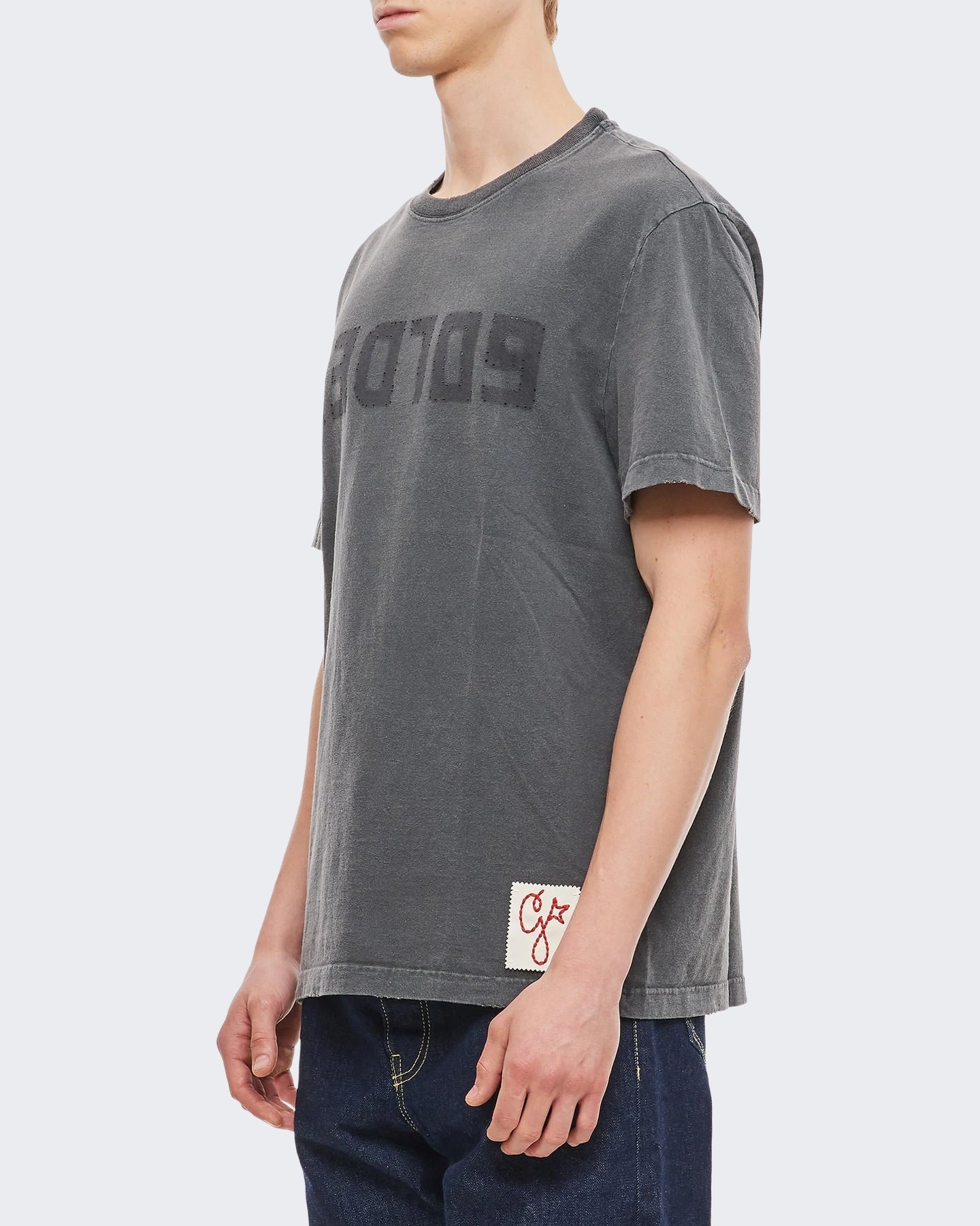 Golden Goose Heren Regular T-Shirt Antraciet - Eleganza.nl