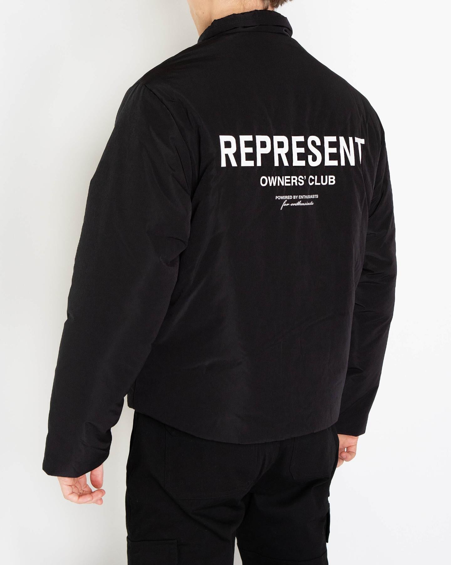 Represent Heren Owners Club Wadded Jacket Zwar – foto 5