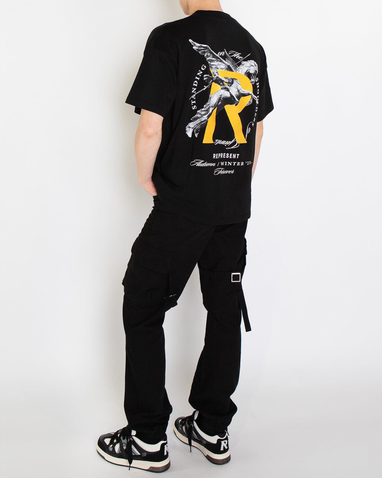 Men Phone Pocket Cargo Black