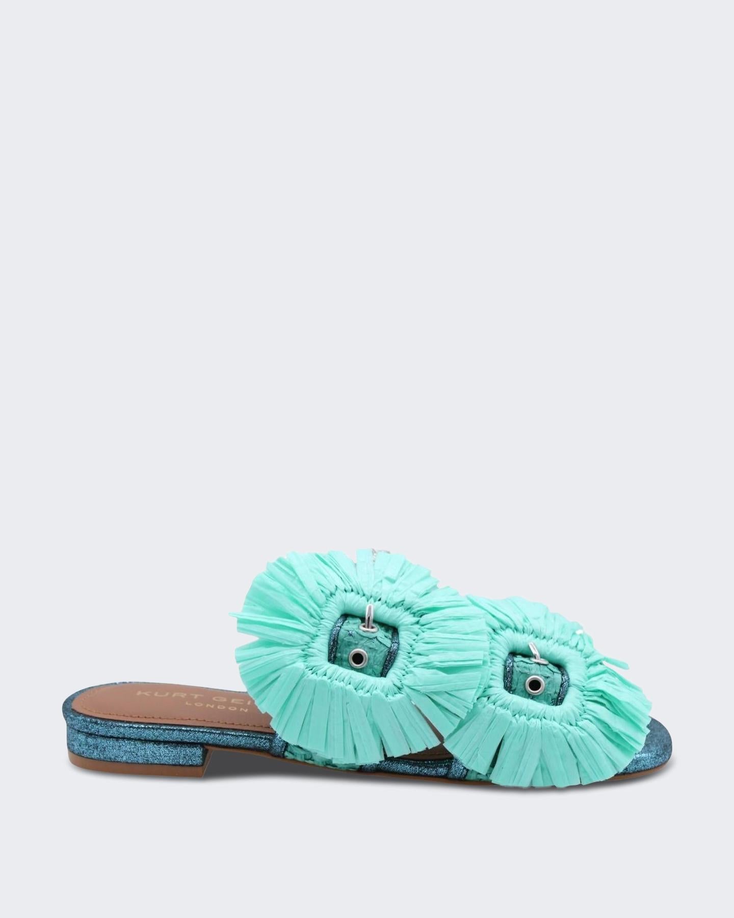 Dames Raffia Buckle