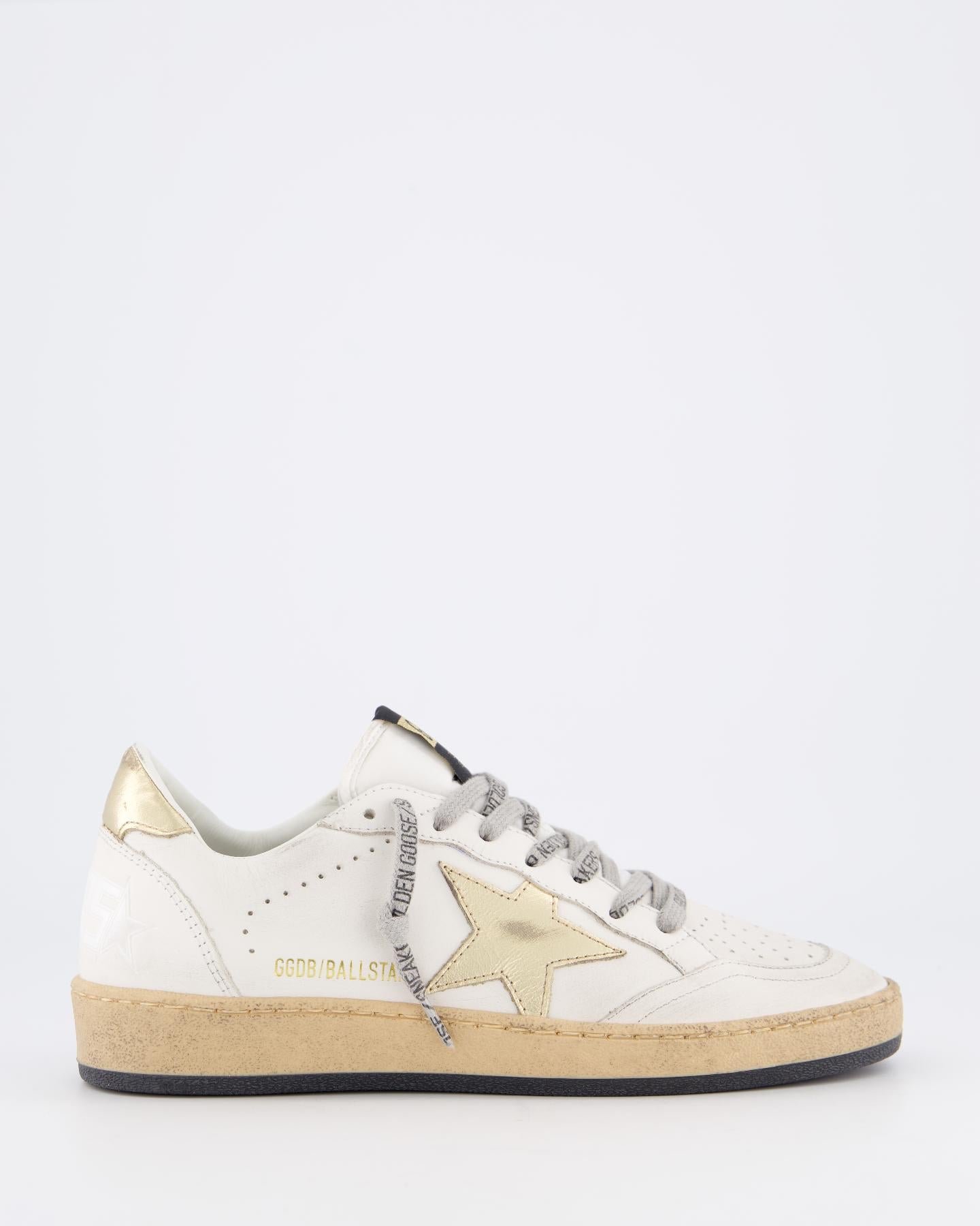 Dames Ball Star Sneaker Wit/Goud