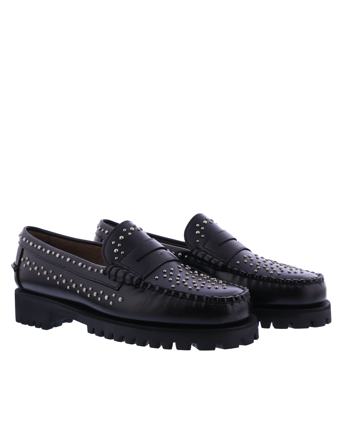 Women Dan studs loafer black