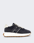 Women's Hogan H641 Lace-up sneaker with H-detail Blue