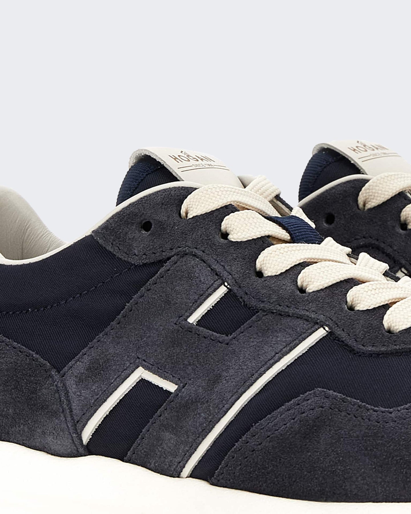 Hogan Dames Veterschoener met H-detail Blauw - Eleganza.nl