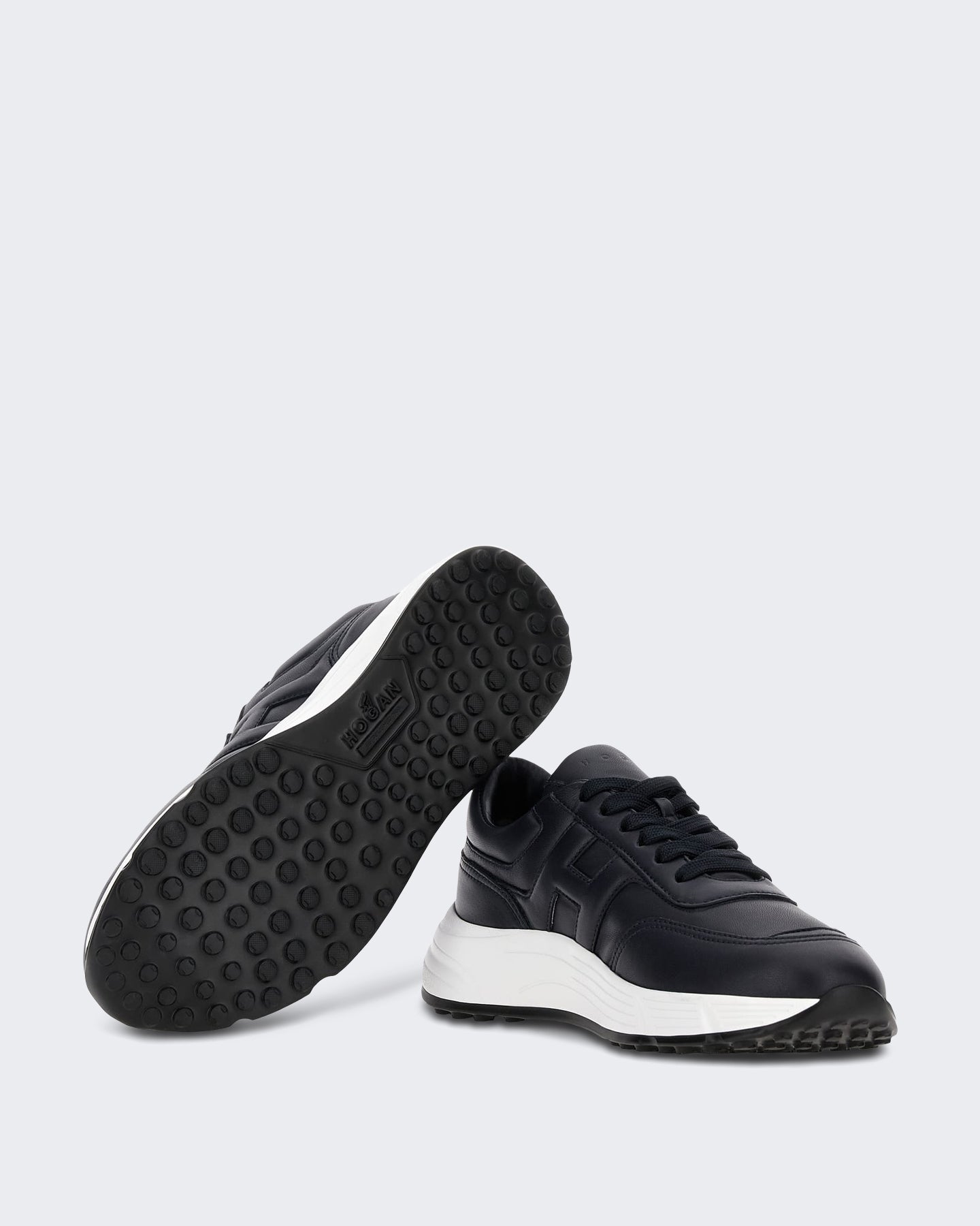 Hogan Heren Sneaker - Hogan Hyperlight Allacciato H-Blu U801 Blauw - Eleganza.nl