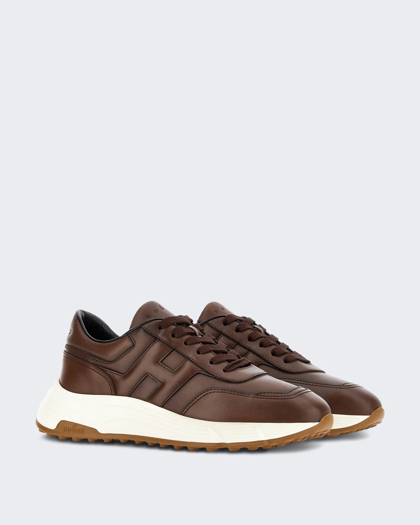 Hogan Heren Sneaker - Hogan Hyperlight Allacciato H-Corteccia Chiaro S013 - Eleganza.nl
