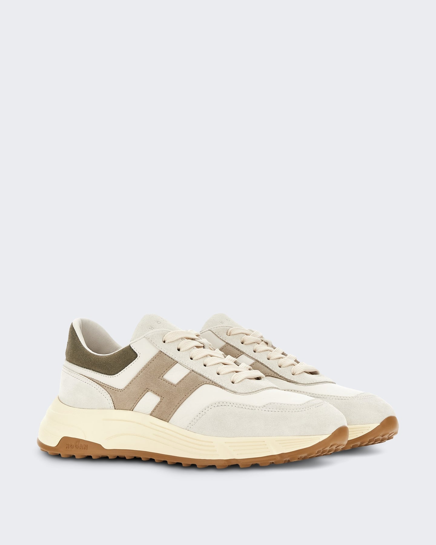 Hogan Heren Sneaker - Hogan Hyperlight Allacciato H-White Wit (2) - Eleganza.nl