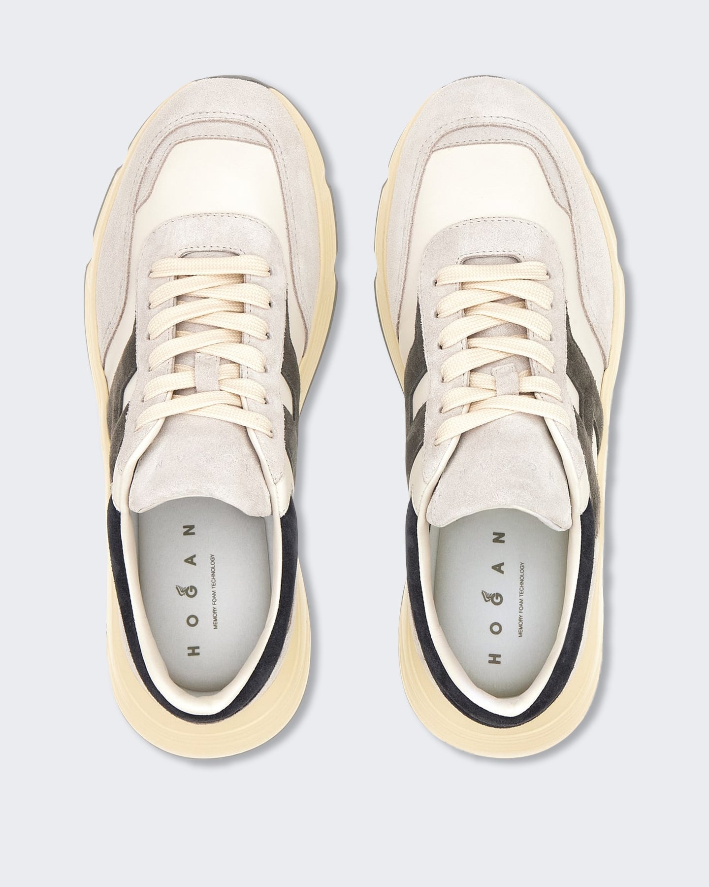 Hogan Heren Sneaker - Hogan Hyperlight Allacciato H-White Wit (3) - Eleganza.nl
