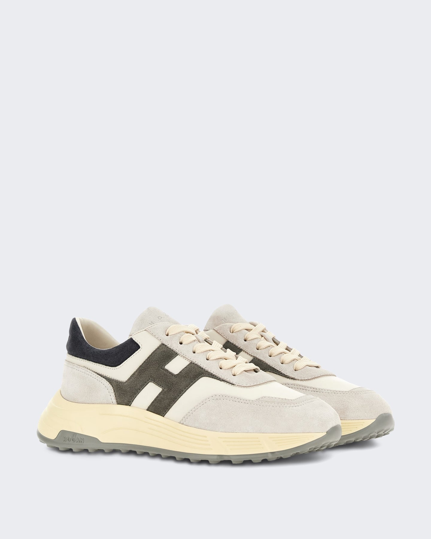 Hogan Heren Sneaker - Hogan Hyperlight Allacciato H-White Wit (3) - Eleganza.nl