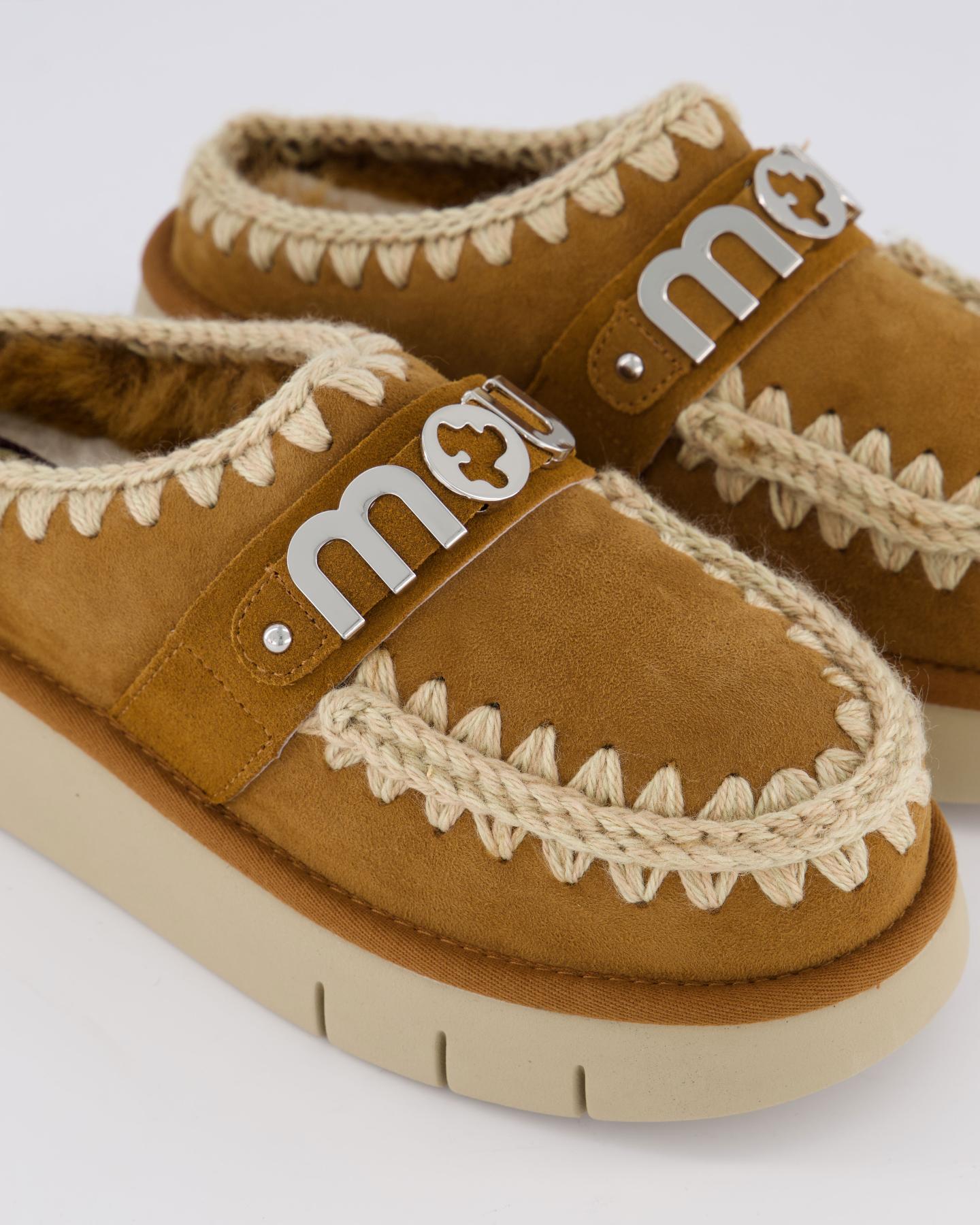 Dames Bounce Clog Cognac