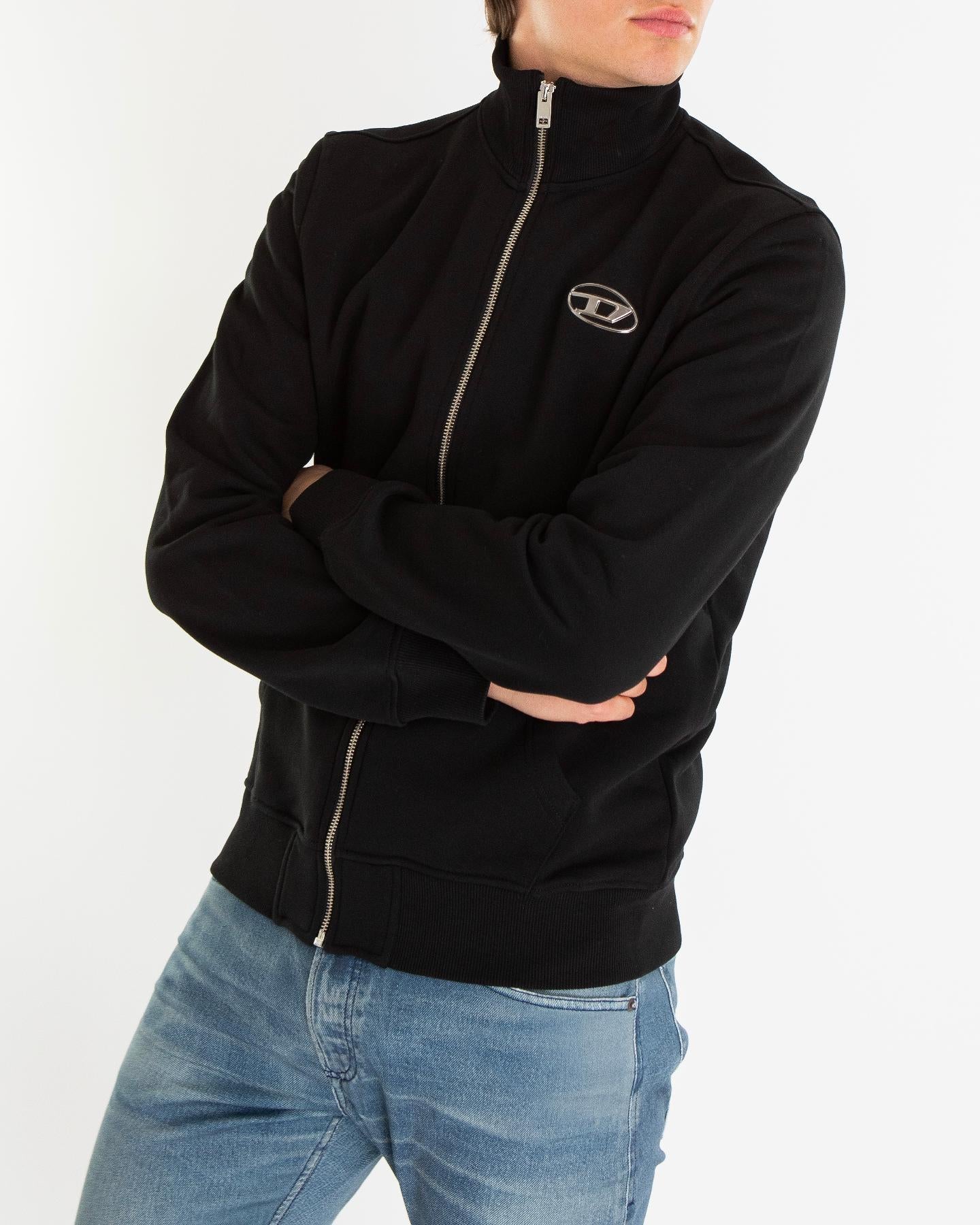 Heren S-Ginni-Zip-Od Zwart