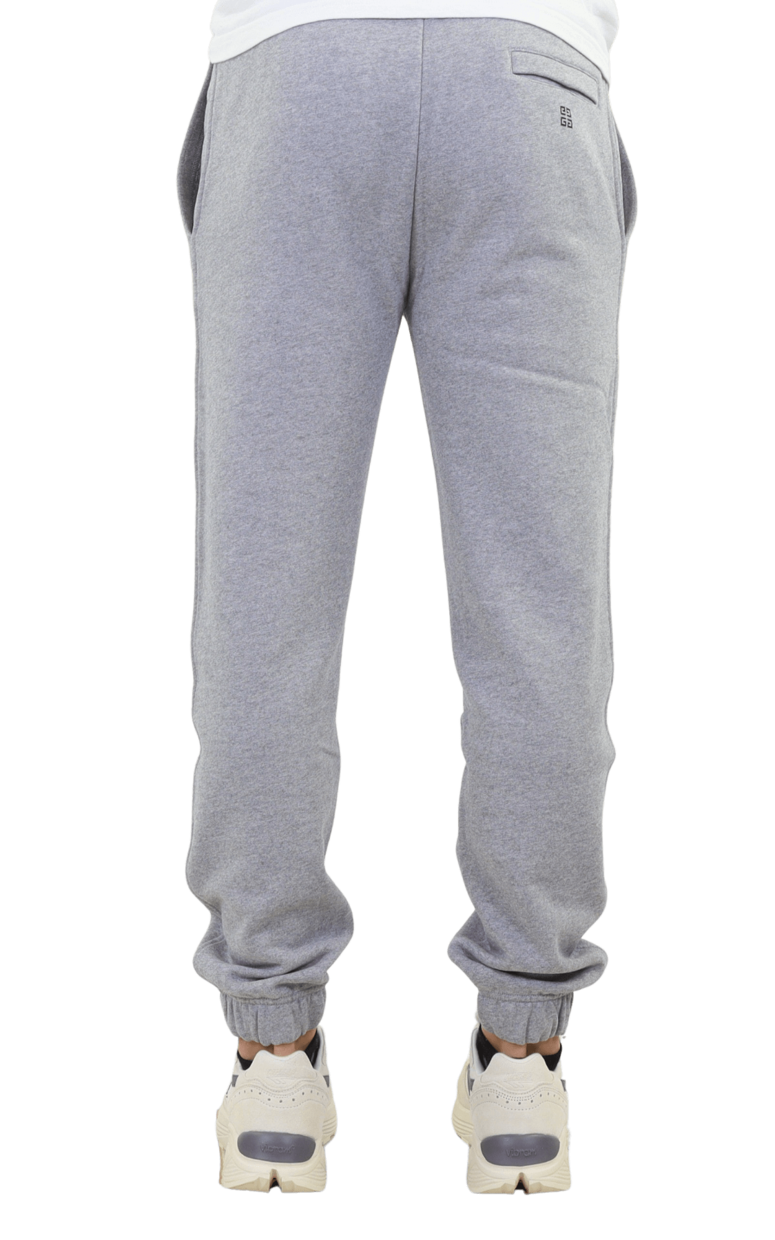 Men Slim Fit Cotton Joggers Gray