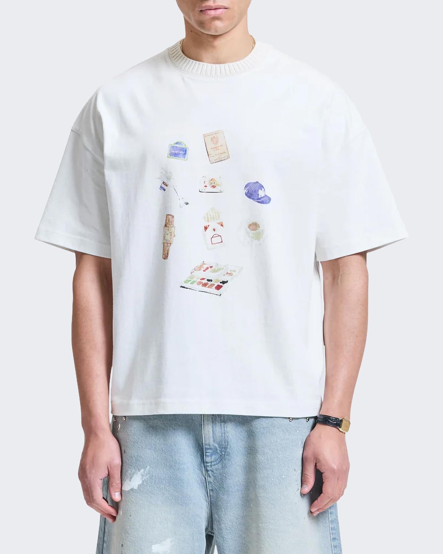 Heren L?Icône T-Shirt Wit
