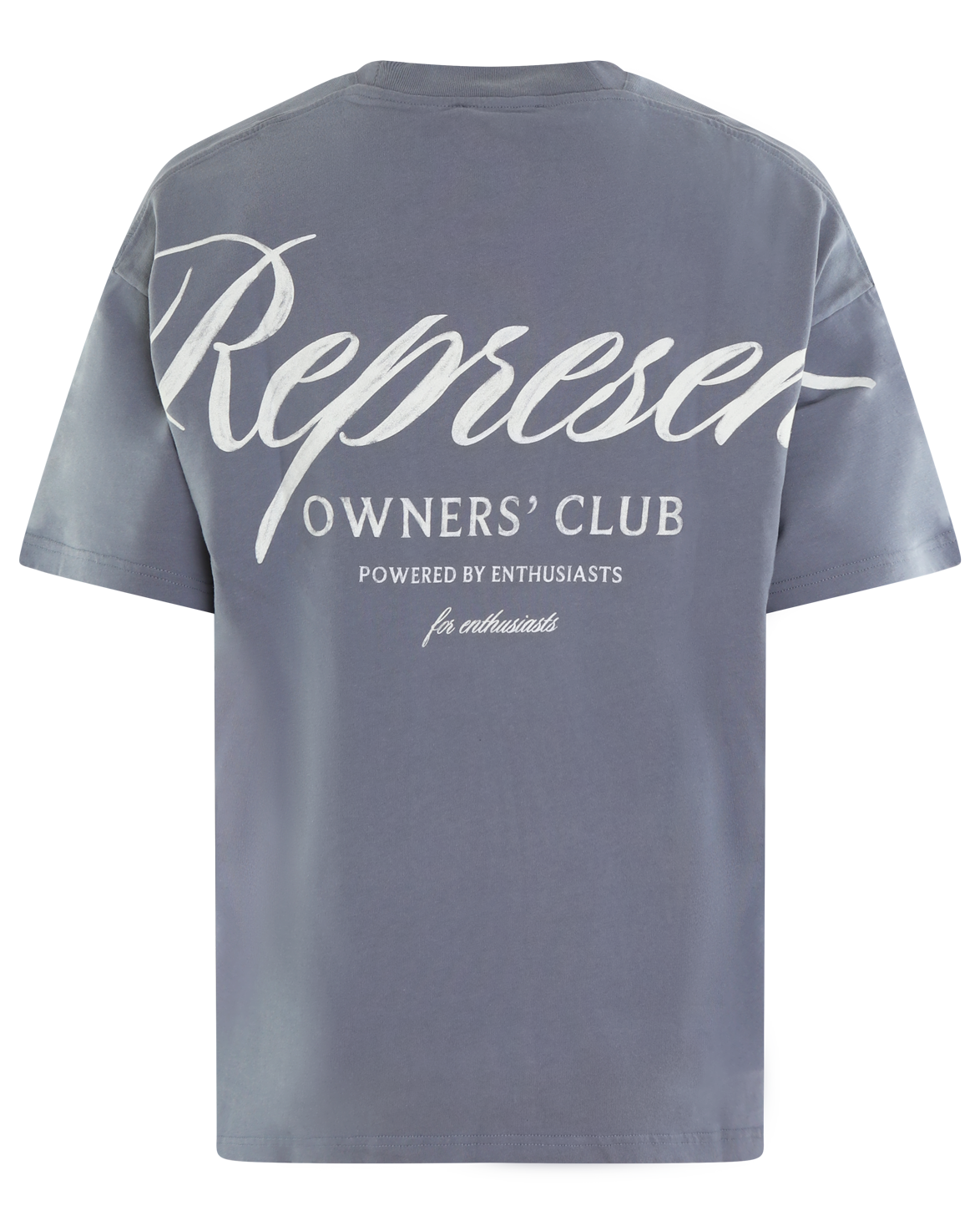Heren Owners Script T-Shirt Blauw