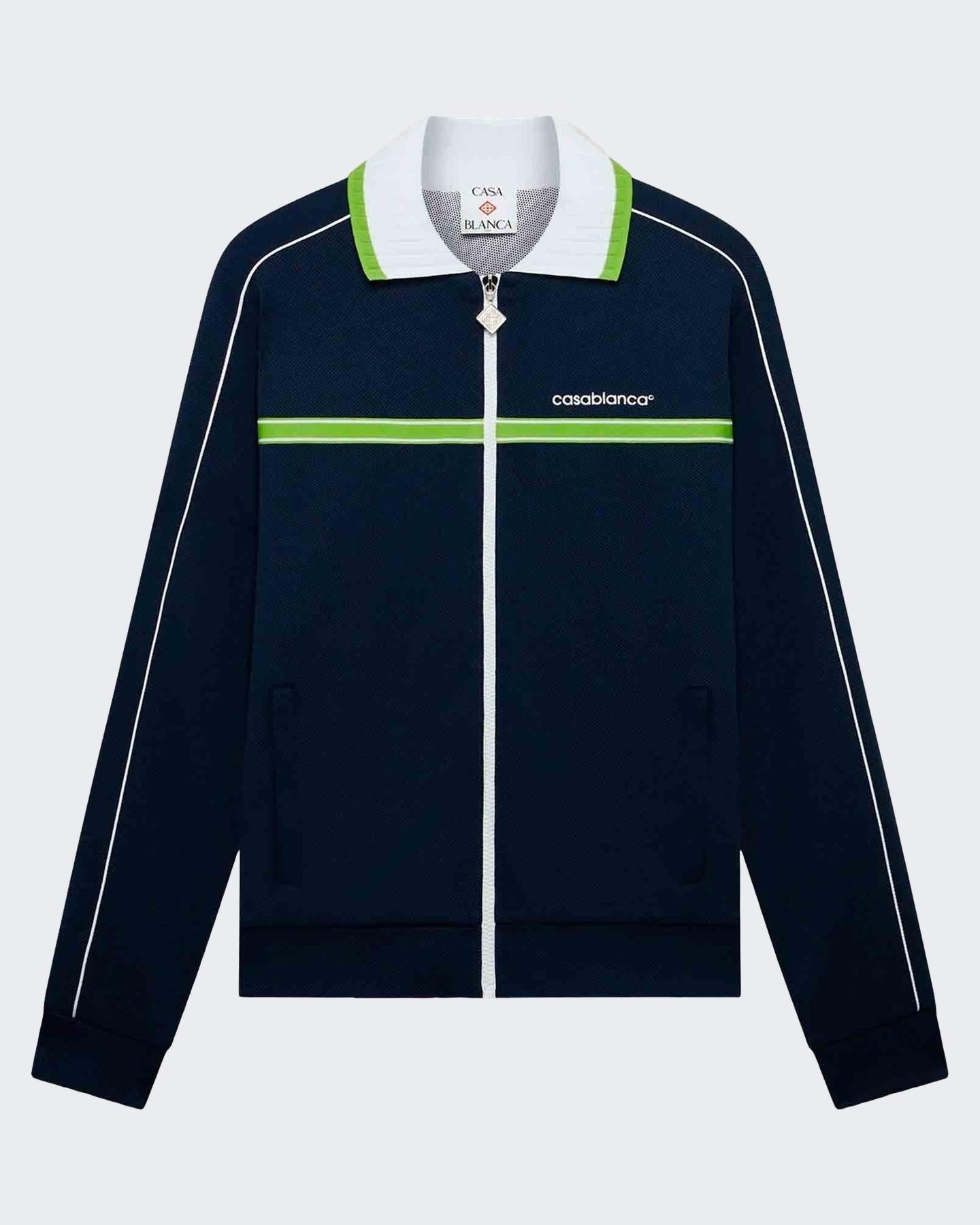 Casablanca Heren Round Pique Track Jacket