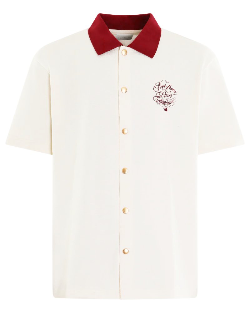 Heren La Chemise Slogan Vignes