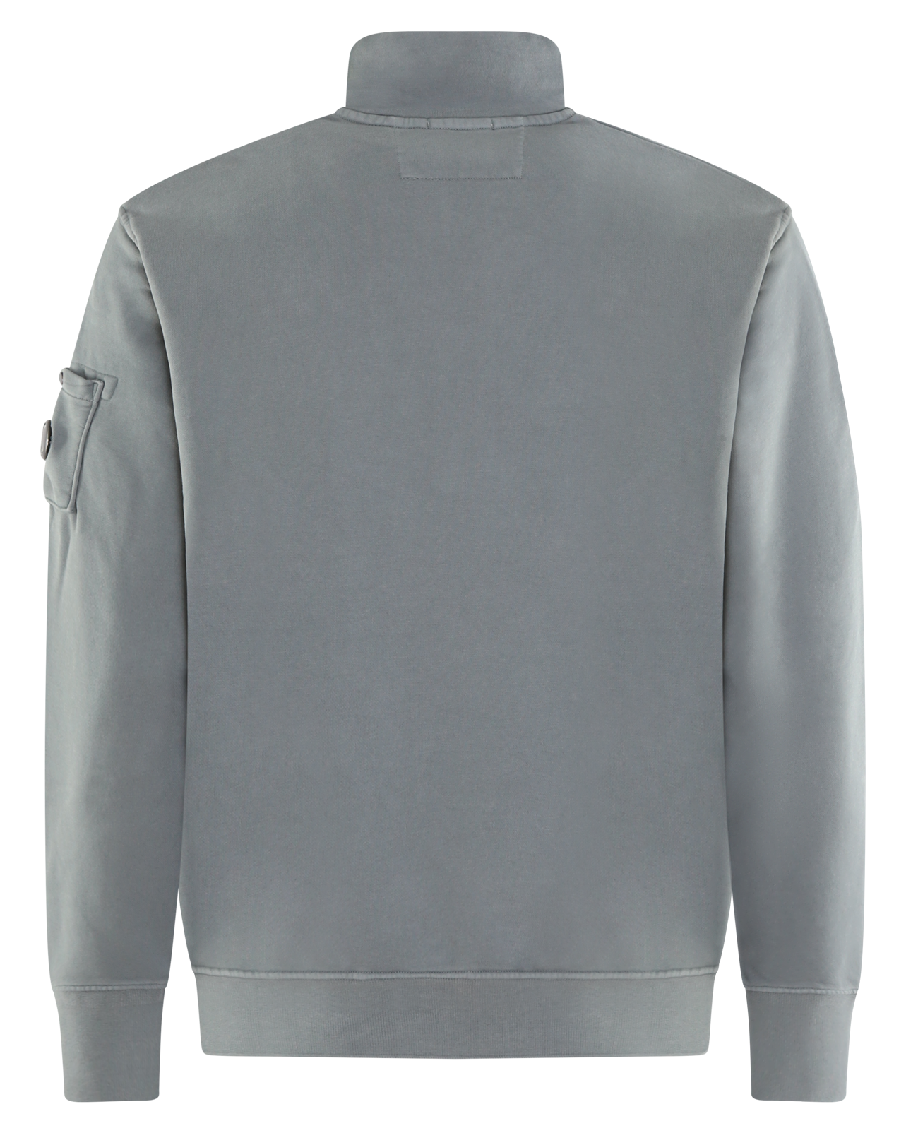 Heren Half Zip Collar Sweater Grijs