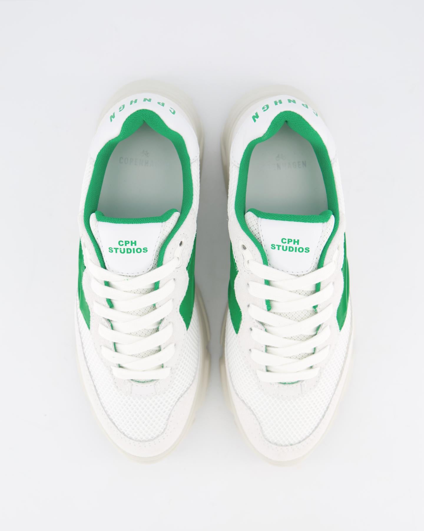 Dames CPH53 Sneaker Wit/Groen