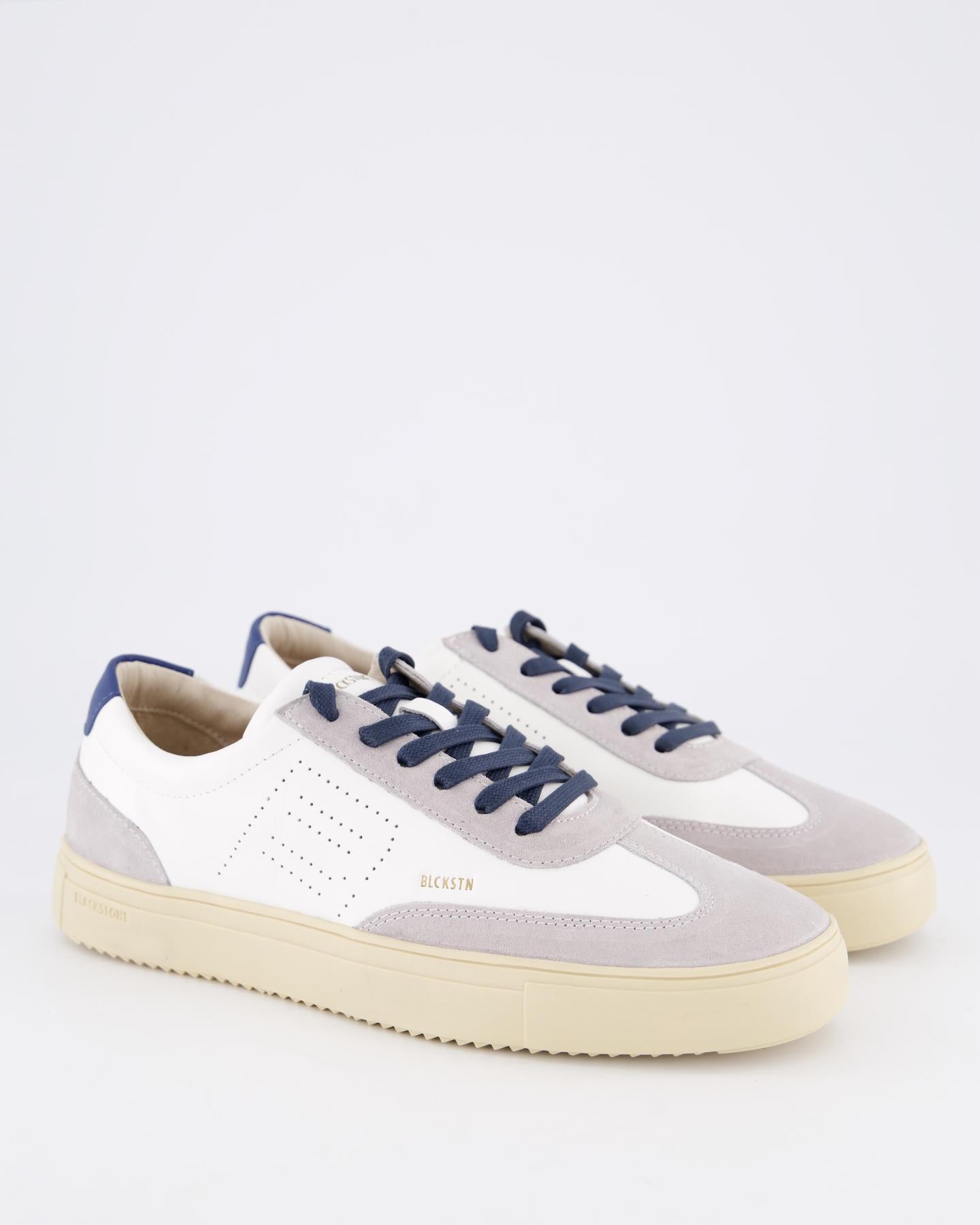 Heren Slate Harper Sneaker Wit/Blauw